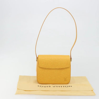 Louis Vuitton Buci Epi Leather, Yellow, Leather, Shoulder Bag