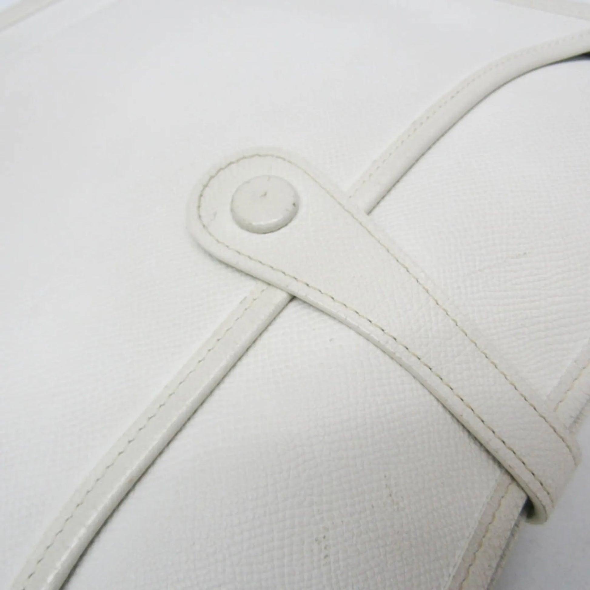 Hermes Evelyne Bag Gen II Epsom, White, Leather, Shoulder Bag