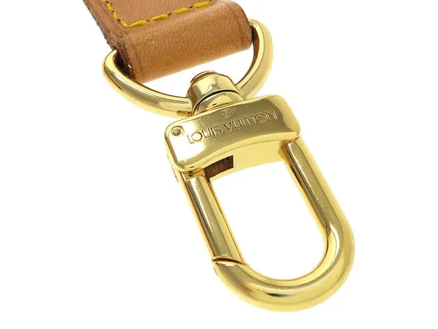 Louis Vuitton Gaston Strap Fabric, Brown, Leather, Straps