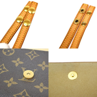 Louis Vuitton Twin Monogram Canvas, Brown, Canvas, Clutch