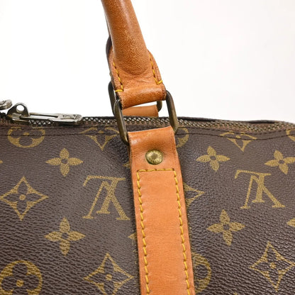Louis Vuitton Keepall Canvas, Brown, Canvas, Travel Bag
