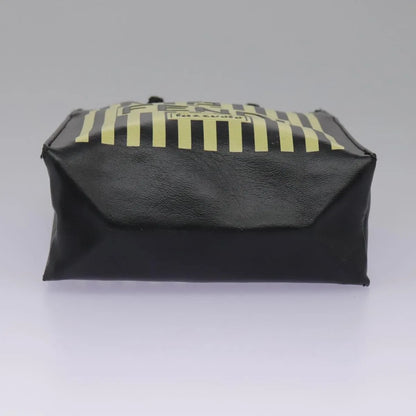 Fendi Fazzuolo Leather, Black, Leather, Tote Bag