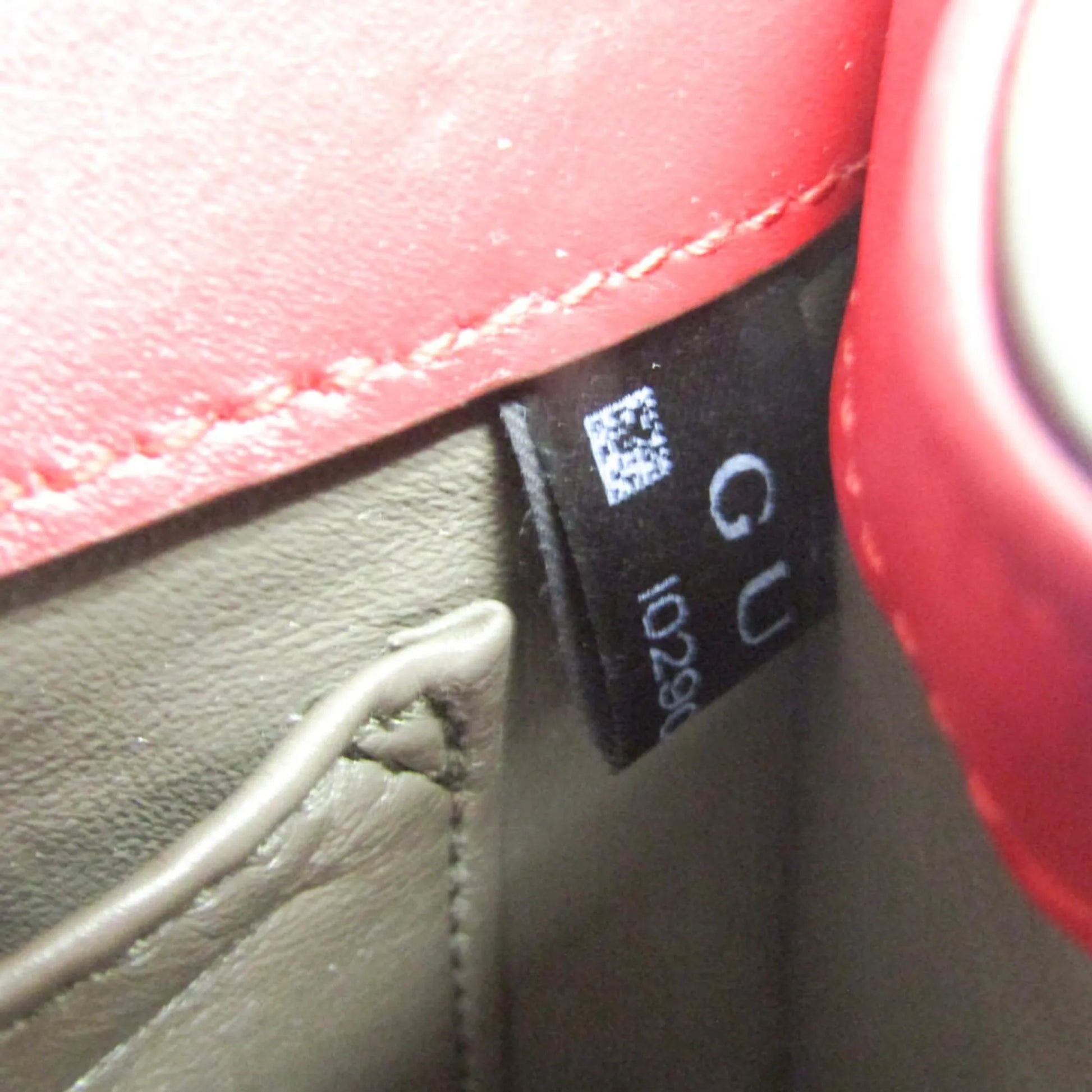 Gucci Zumi Leather, Red, Leather, Shoulder Bag