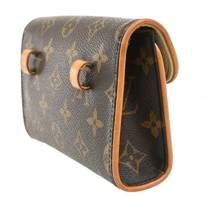 Louis Vuitton Florentine Waist Monogram Canvas, Brown, Canvas, Clutch