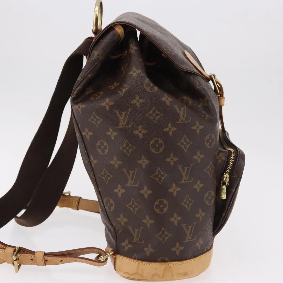 Louis Vuitton Montsouris Monogram, Brown, Canvas, Backpack