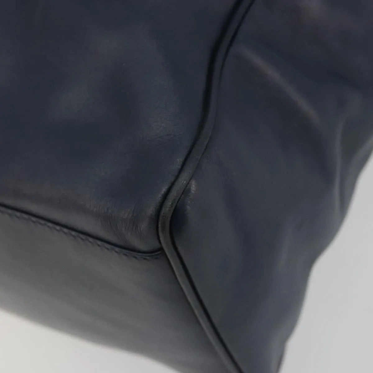 Christian Dior Vintage Leather, Navy, Leather, Handbag