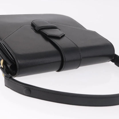 Saint Laurent Vintage Leather, Black, Leather, Handbag