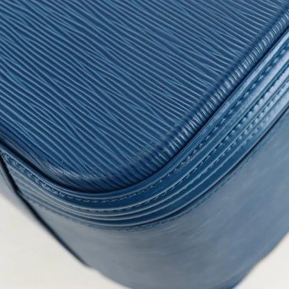 Louis Vuitton Nice Train Case Epi Leather, Blue, Leather, Handbag