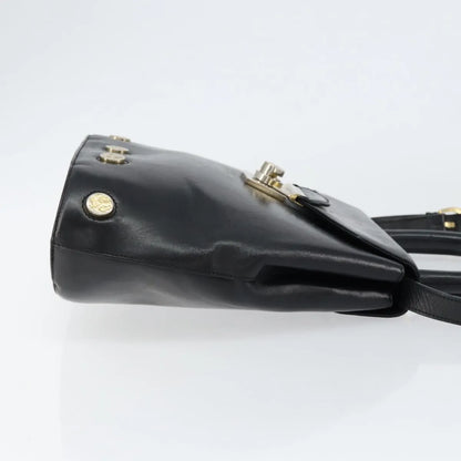 Salvatore Ferragamo Vintage Leather, Black, Leather, Handbag