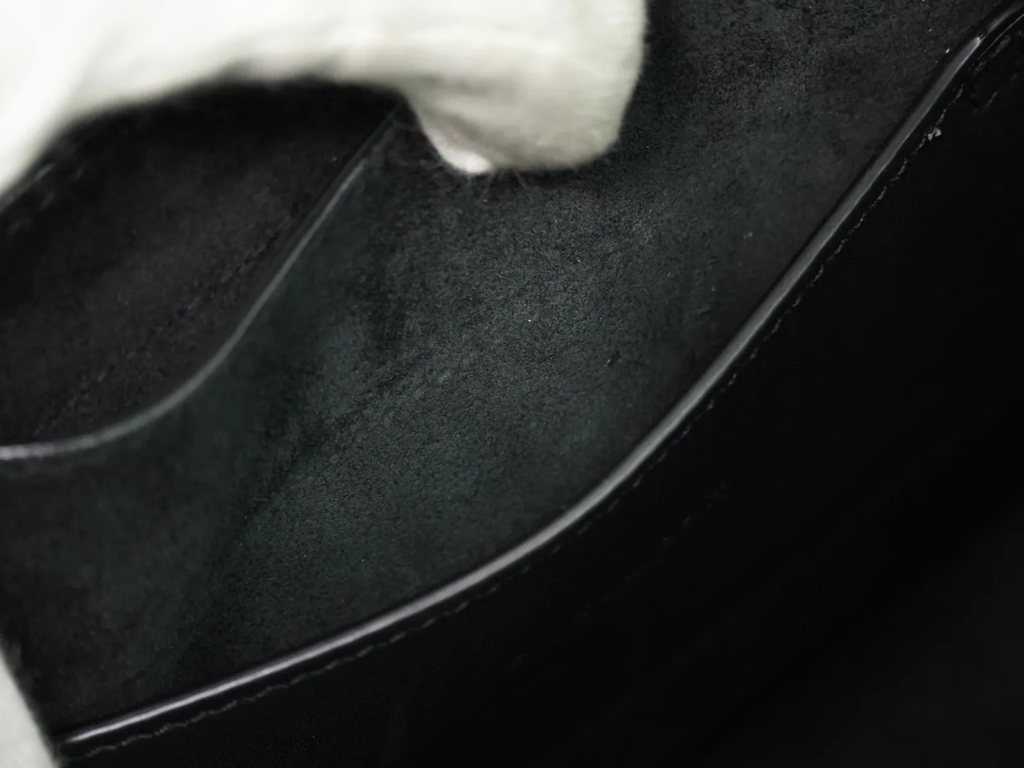 Saint Laurent Kaia Leather, Black, Leather, Shoulder Bag