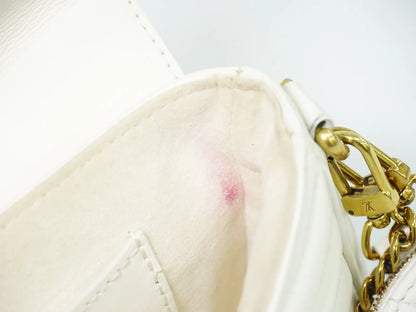 Louis Vuitton New Wave Multi Pochette Quilted Leather, White, Leather, Shoulder Bag