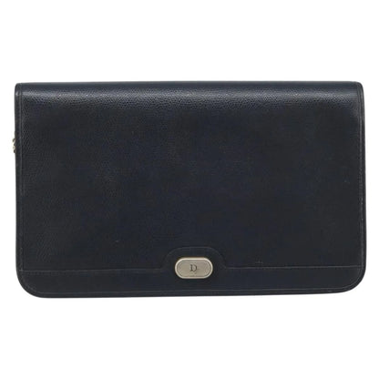 Christian Dior Vintage Honeycomb chain Canvas, Black, Canvas, Shoulder Bag