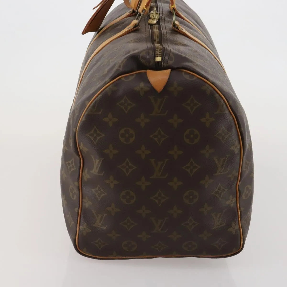 Louis Vuitton Keepall Monogram Canvas, Brown, Canvas, Travel Bag