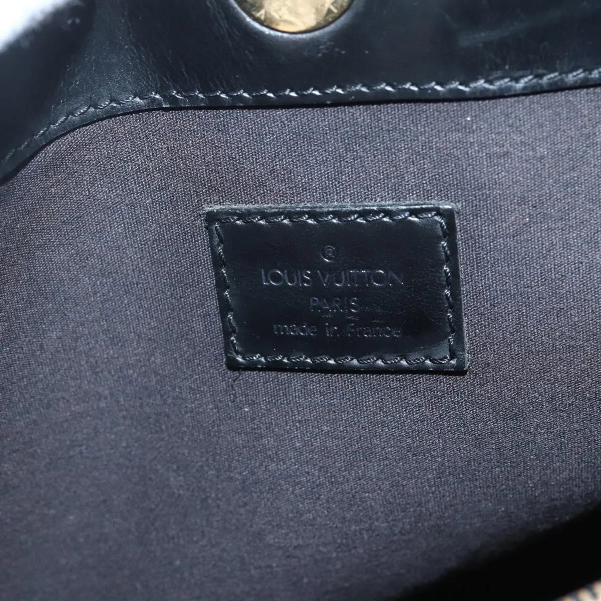 Louis Vuitton Mandara Epi Leather, Black, Leather, Shoulder Bag