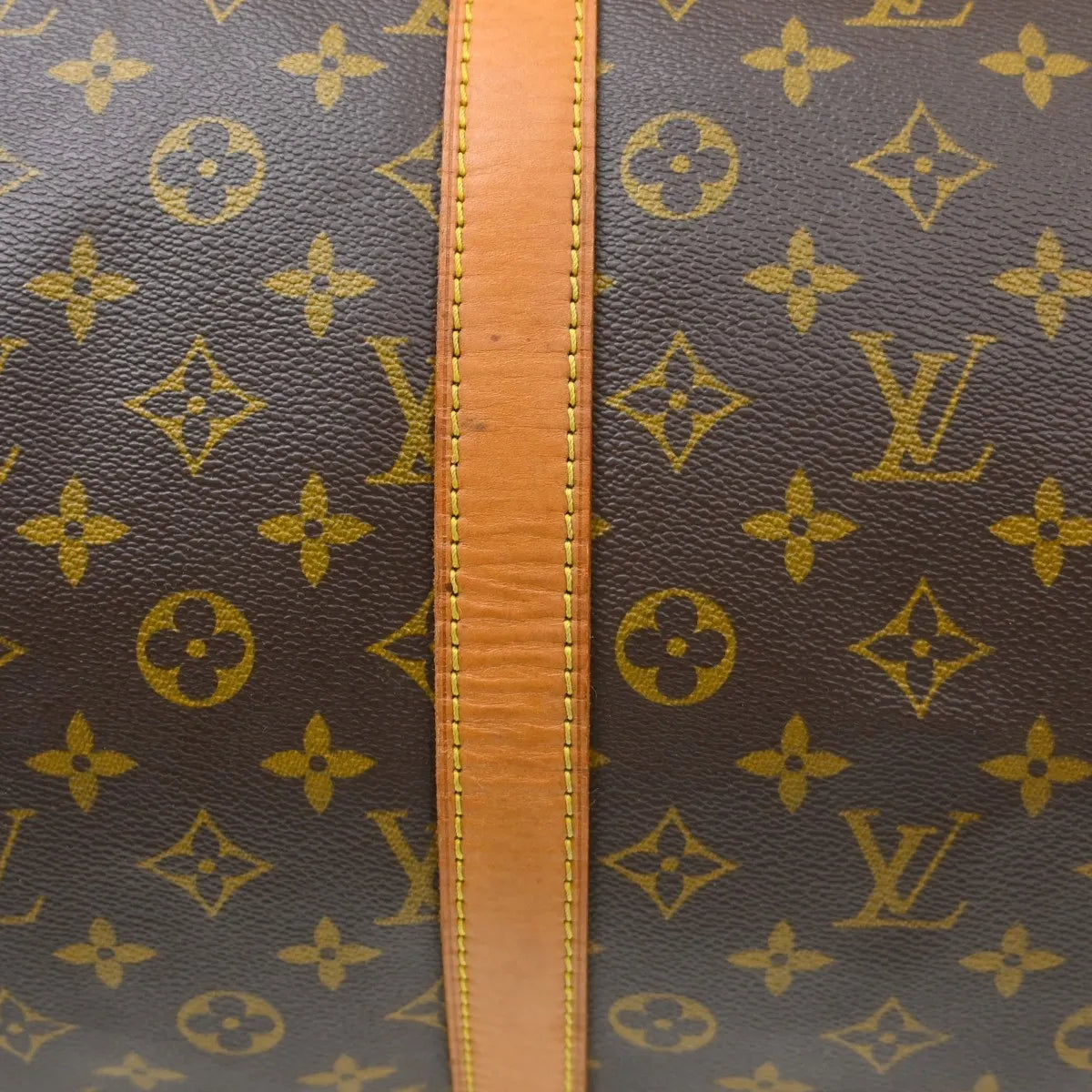 Louis Vuitton Keepall Monogram, Brown, Canvas, Travel Bag