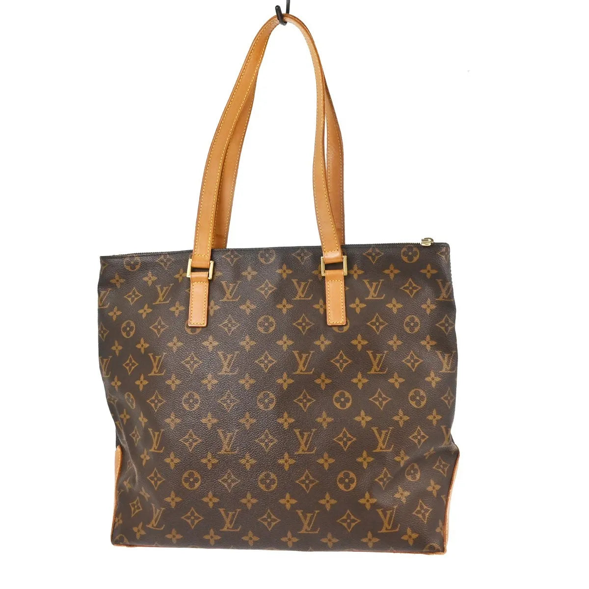 Louis Vuitton Cabas Mezzo Monogram Canvas, Brown, Canvas, Shoulder Bag