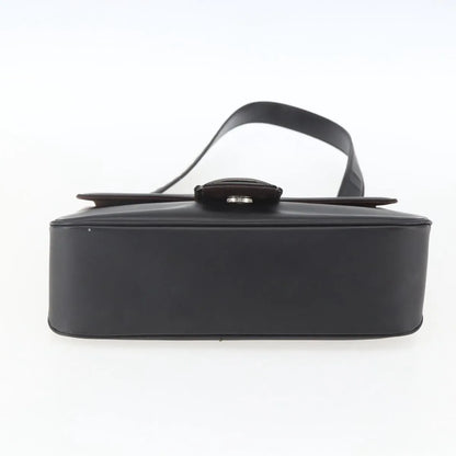 Salvatore Ferragamo Vala Leather, Black, Leather, Shoulder Bag