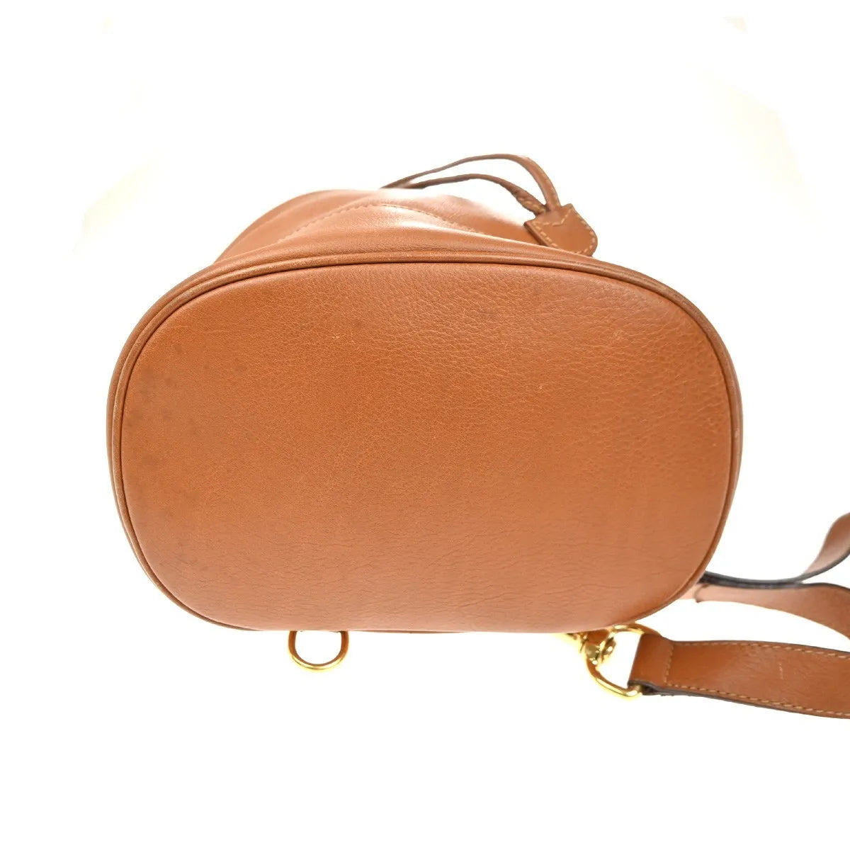 Gucci Vintage Bamboo Sling Leather, Brown, Leather, Backpack