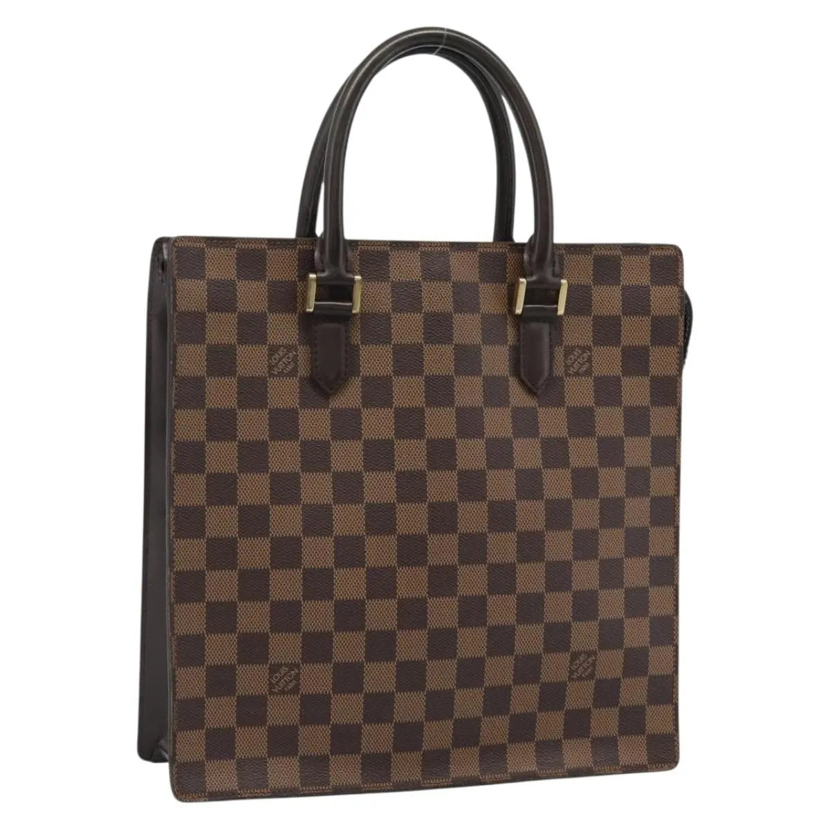 Louis Vuitton Venice Sac Plat Damier, Brown, Canvas, Tote Bag