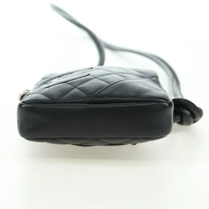 Chanel Cambon Crossbody Bag Quilted leather, Black, Leather, Shoulder Bag