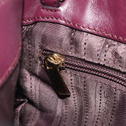 Salvatore Ferragamo Sofia Satchel Smooth Leather, Purple, Leather, Handbag