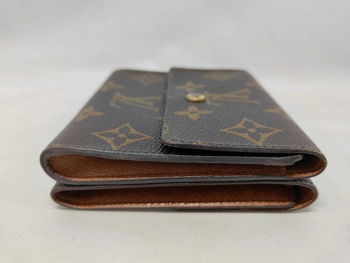 Louis Vuitton Porte Tresor Etui Papiers Monogram Canvas, Brown, Canvas, Wallet