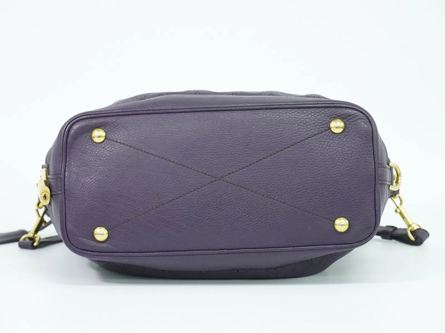 Louis Vuitton Stellar Mahina Leather, Purple, Leather, Handbag