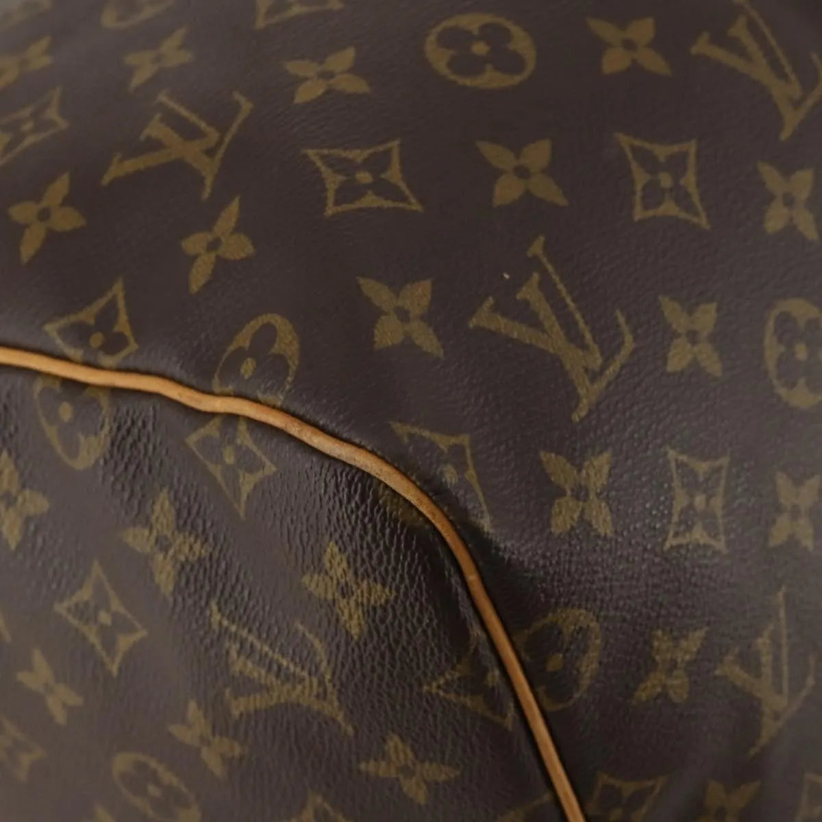 Louis Vuitton Keepall Monogram Canvas, Brown, Canvas, Travel Bag