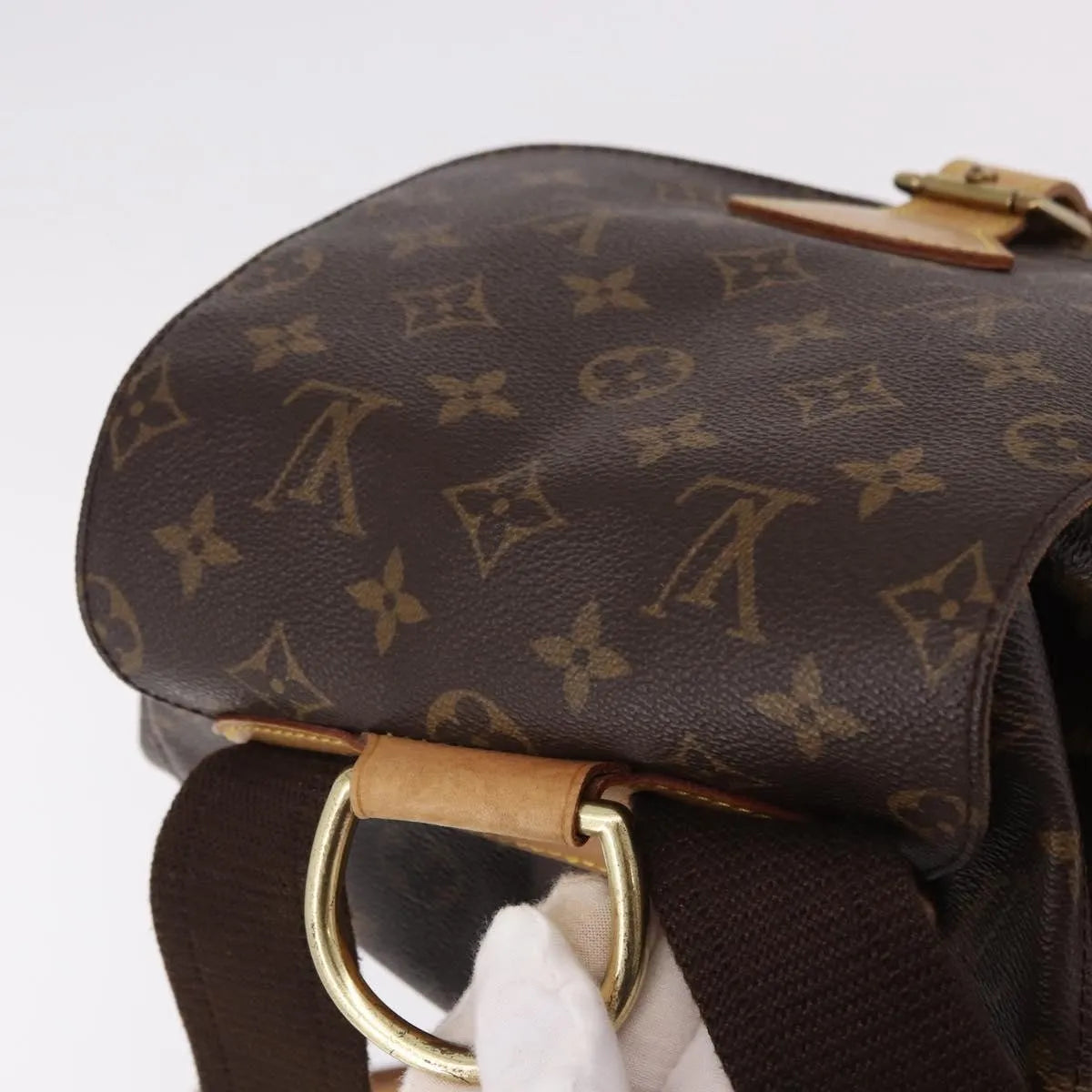 Louis Vuitton Montsouris Monogram, Brown, Canvas, Backpack