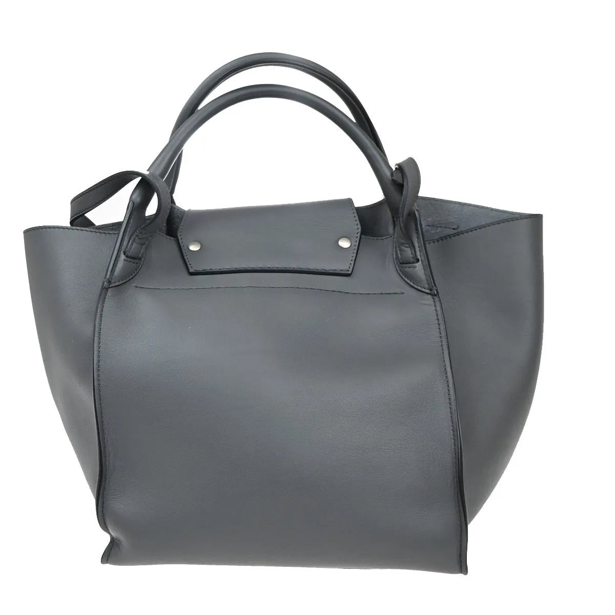 Celine Big Smooth Leather, Gray, Leather, Handbag