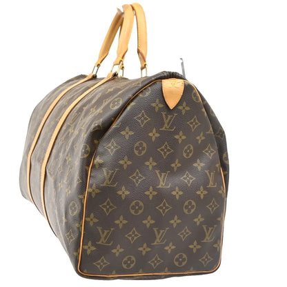 Louis Vuitton Keepall Monogram Canvas, Brown, Canvas, Travel Bag