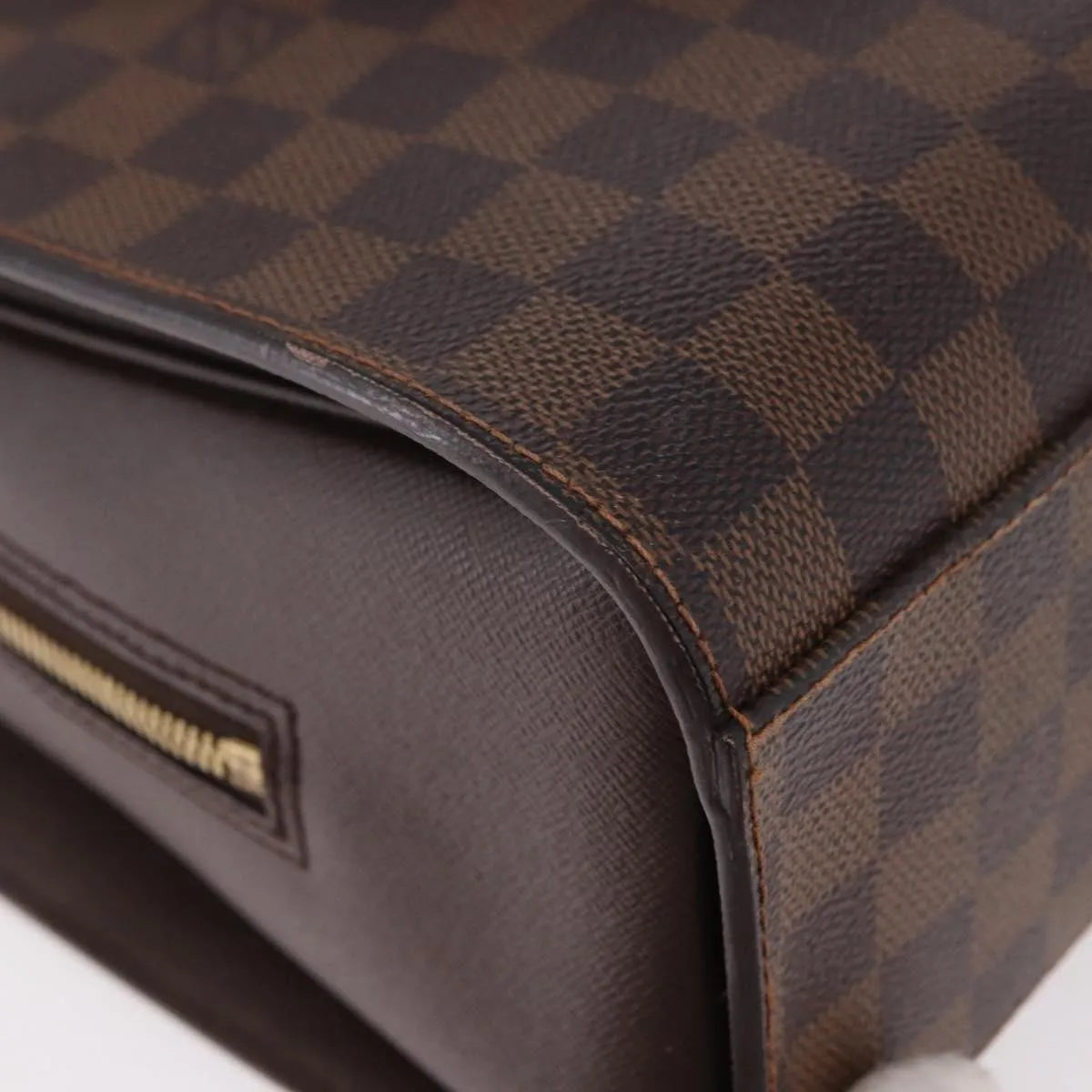 Louis Vuitton Triana Damier, Brown, Canvas, Handbag