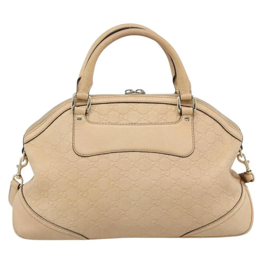 Gucci New Pelham Tote Guccissima Leather, Beige, Leather, Handbag