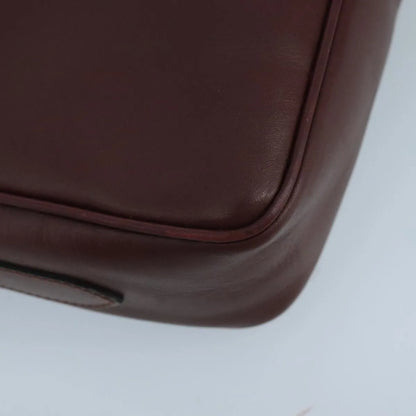 cartier Must de Cartier Leather, Burgundy, Leather, Shoulder Bag