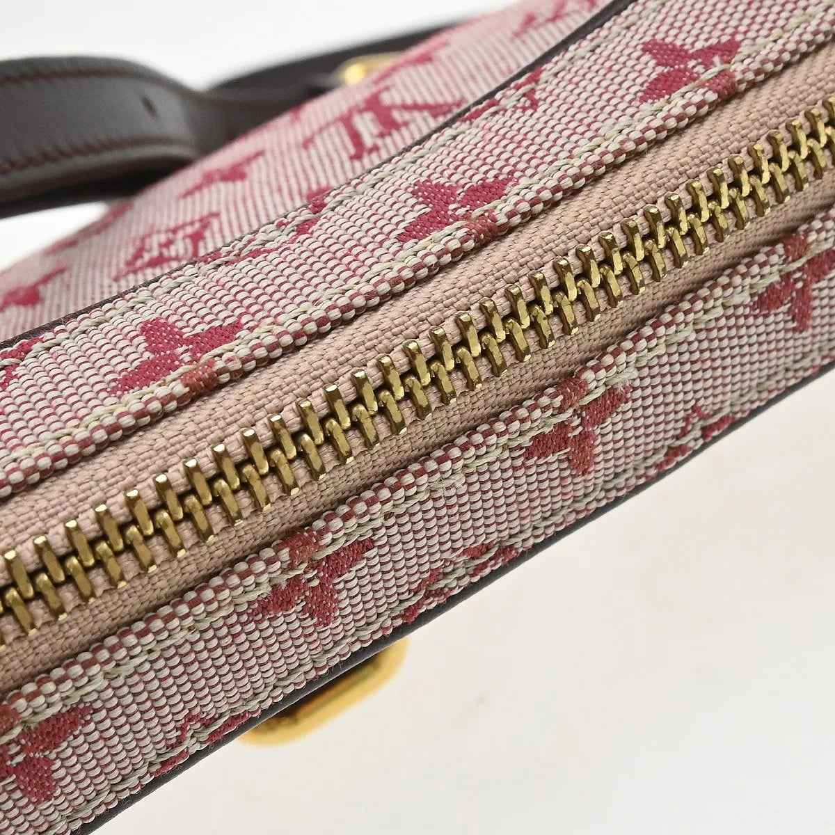 Louis Vuitton Juliette Mini Lin, Red, Canvas, Shoulder Bag