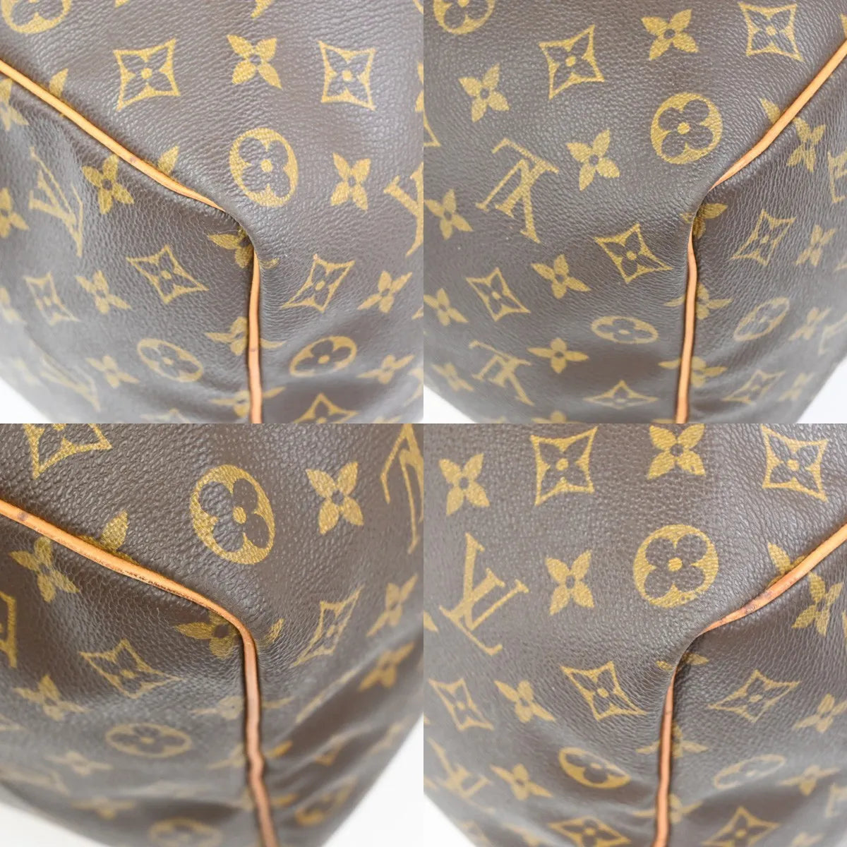 Louis Vuitton Keepall Monogram, Brown, Canvas, Travel Bag