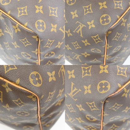 Louis Vuitton Keepall Monogram, Brown, Canvas, Travel Bag