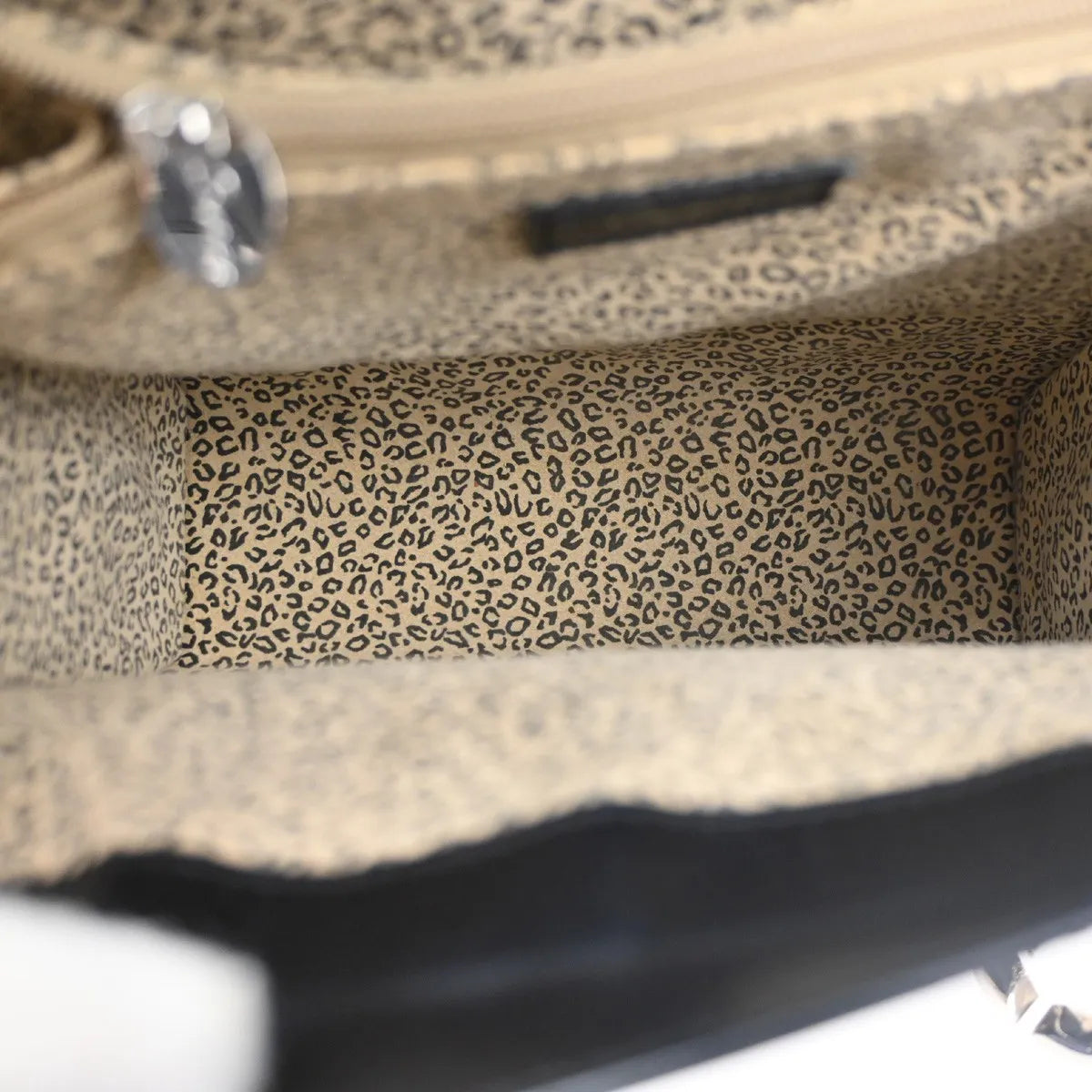 Cartier Panthère Leather, Black, Leather, Handbag