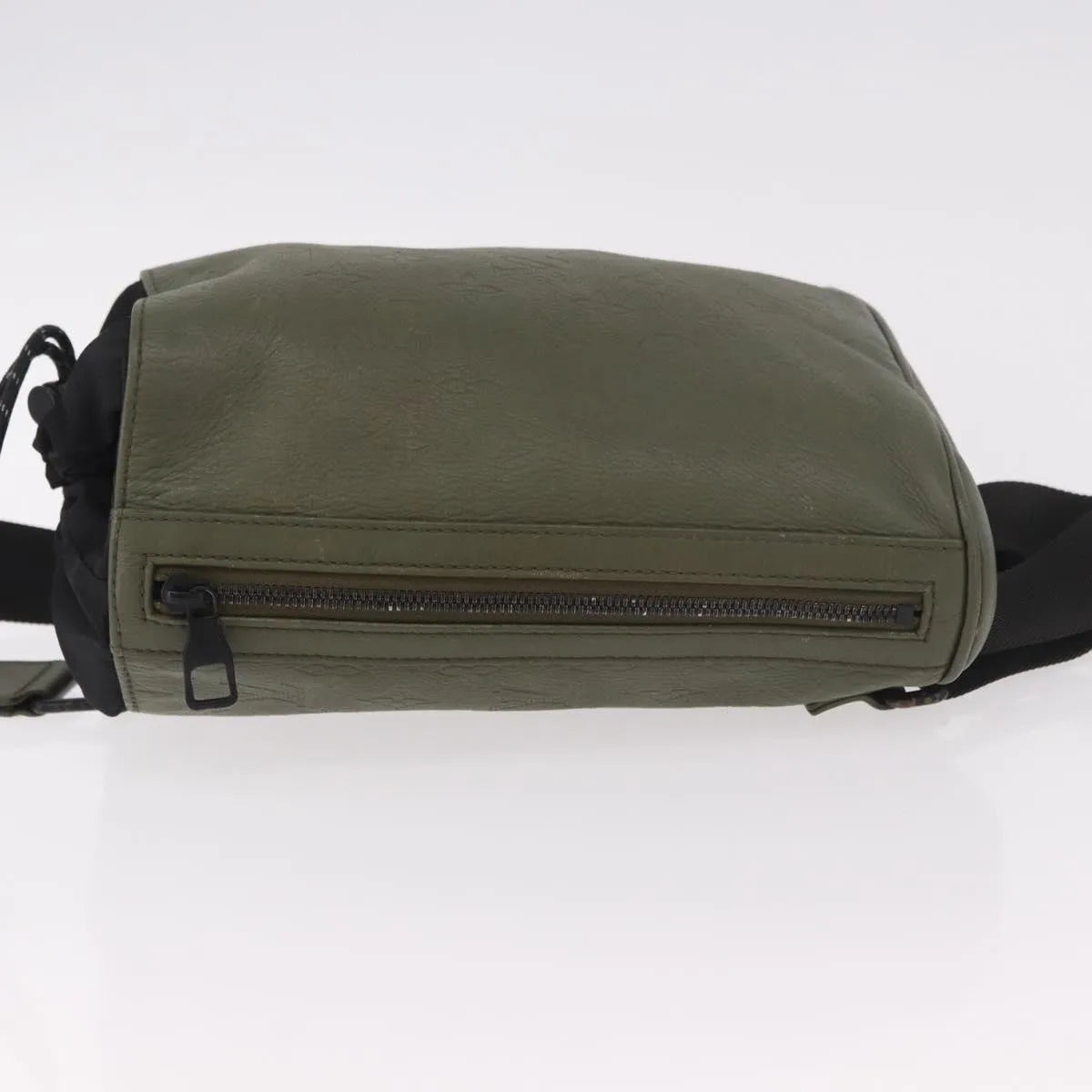 Louis Vuitton Chalk Sling Monogram Shadow Leather, Green, Canvas, Shoulder Bag