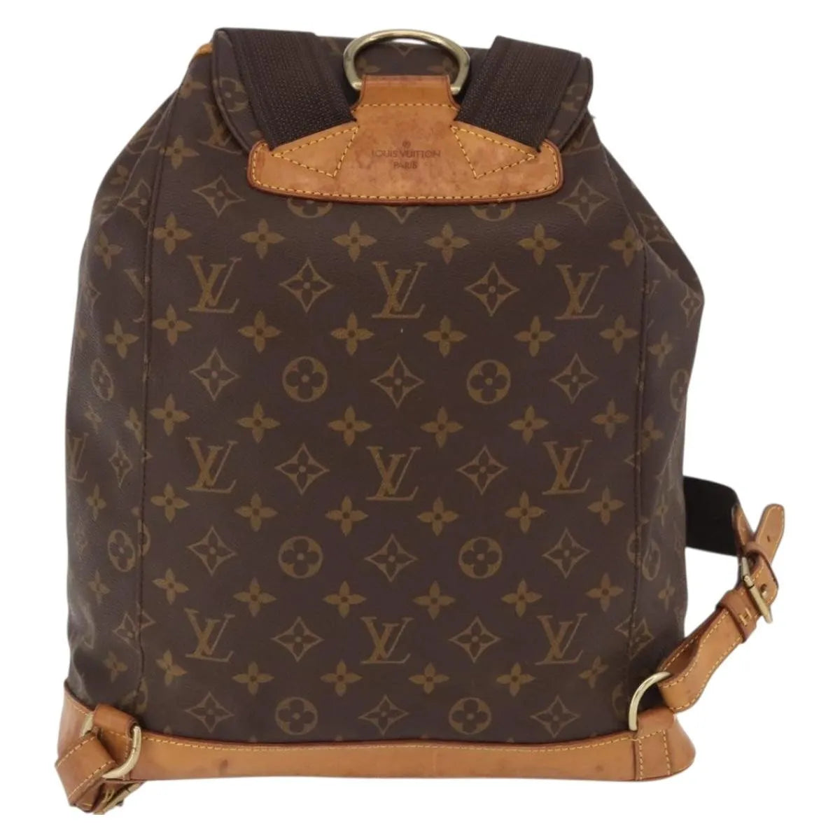 Louis Vuitton Montsouris Monogram, Brown, Canvas, Backpack