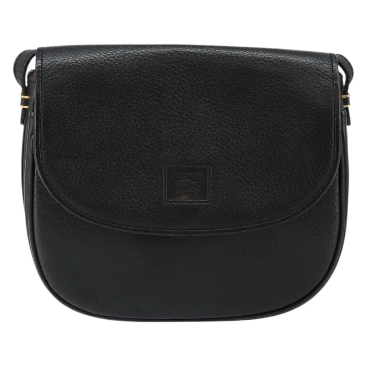 Burberry Flap Shoulder Leather, Black, Leather, Shoulder Bag