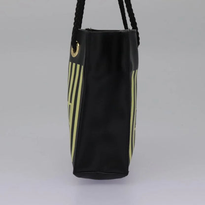 Fendi Fazzuolo Leather, Black, Leather, Tote Bag