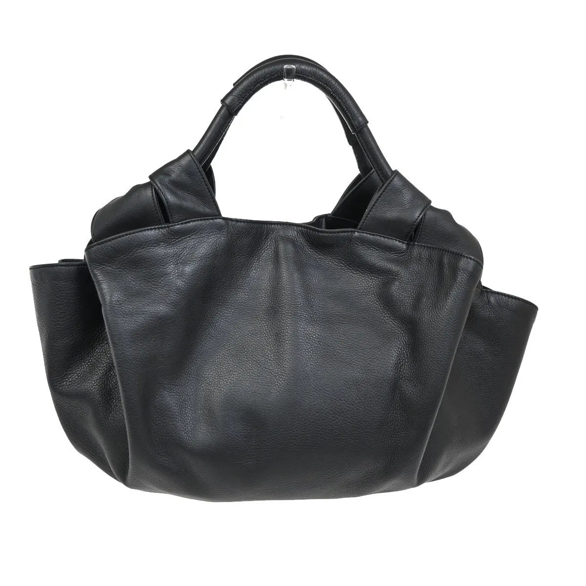 Loewe Anagram Logo Nappa Aire Hand Leather, Black, Leather, Tote Bag