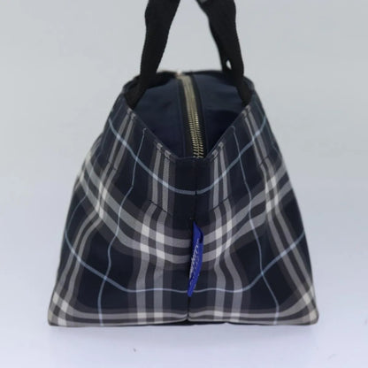 Burberry Nova Check Blue Label Nylon, Navy, Nylon, Handbag