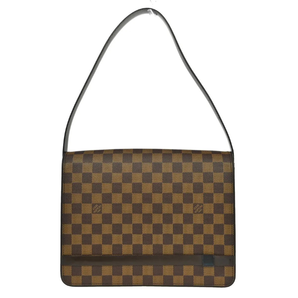 Louis Vuitton Tribeca Carre Damier, Brown, Canvas, Shoulder Bag