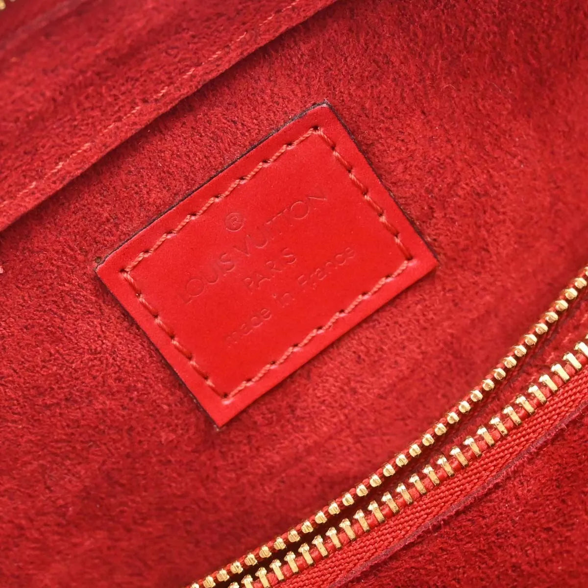 Louis Vuitton Pont Neuf Epi, Red, Leather, Handbag