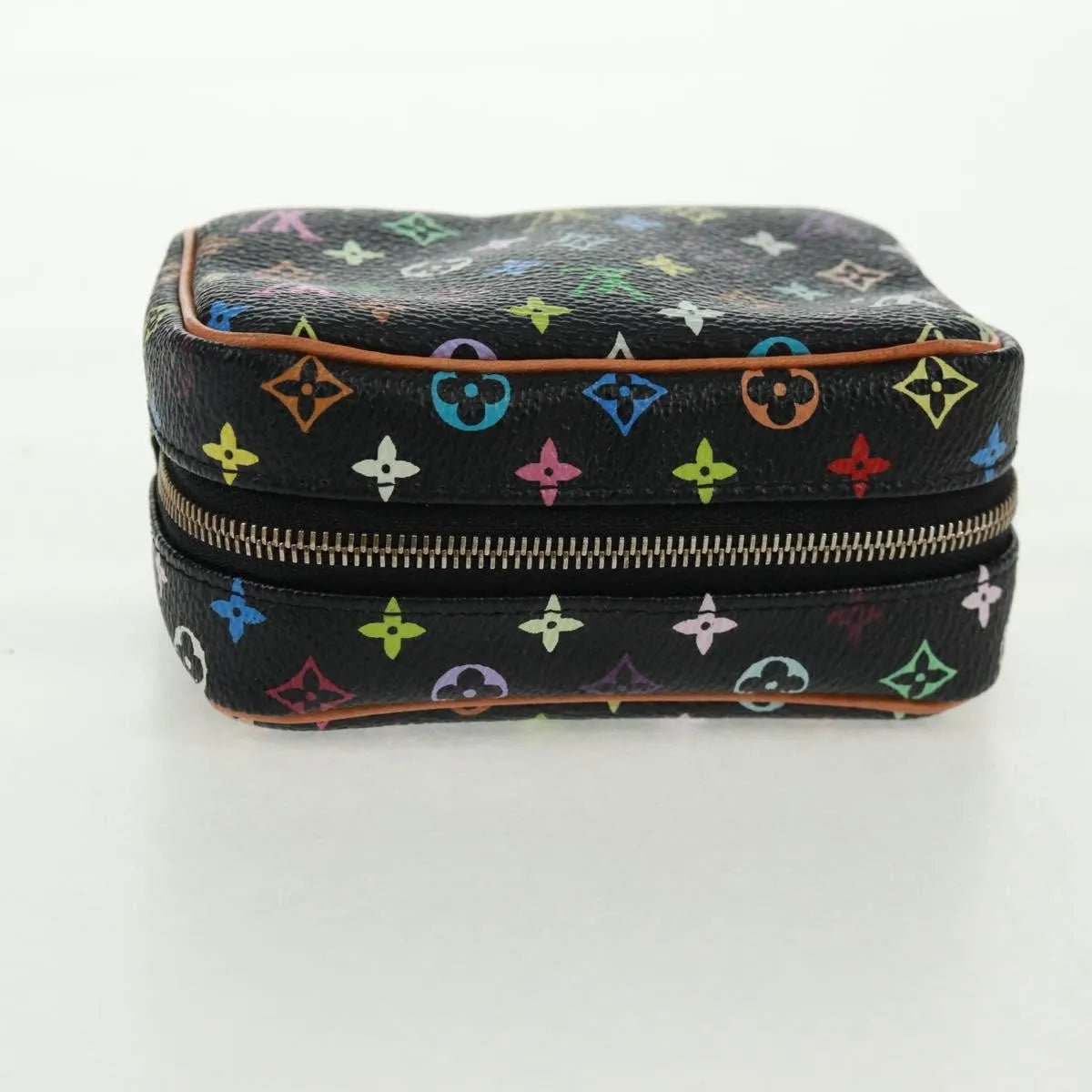 Louis Vuitton Wapity Trousse Monogram Multicolor, Black, Canvas, Clutch