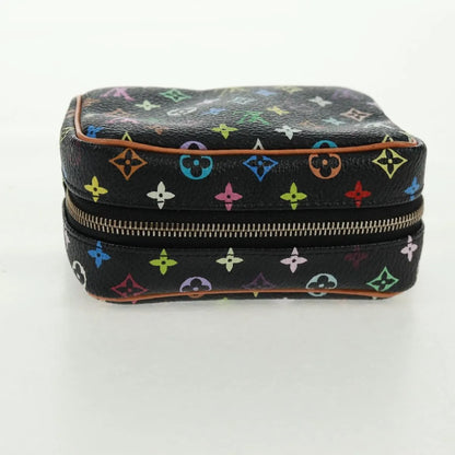 Louis Vuitton Wapity Trousse Monogram Multicolor, Black, Canvas, Clutch