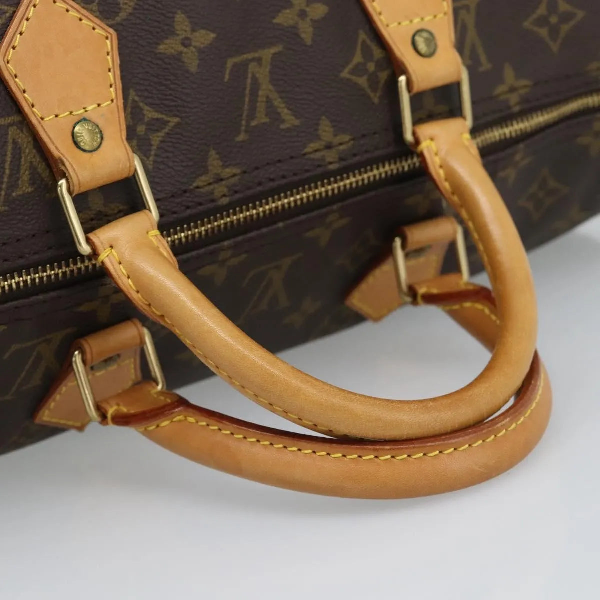 Louis Vuitton Speedy Monogram Canvas, Brown, Canvas, Handbag