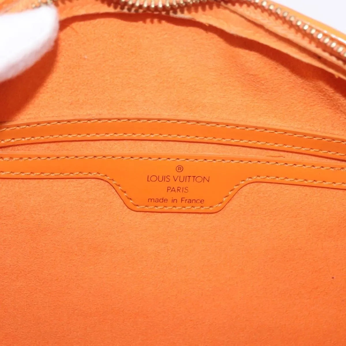 Louis Vuitton Soufflot Epi Leather, Orange, Leather, Handbag